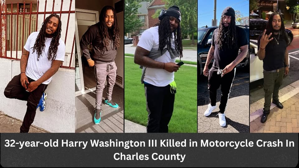 Harry Washington III, 32, Killed in Motorcycle Crash on Maryland Route 210 in Charles County; Daughter, 9, Injured as Hit-and-Run Driver Remains at Large; Jose Osmin Orellana Santamaria, 43, Identified as Passenger Who Returned to Scene